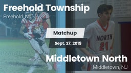 Matchup: Freehold Township vs. Middletown North  2019