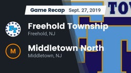 Recap: Freehold Township  vs. Middletown North  2019