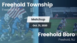 Matchup: Freehold Township vs. Freehold Boro  2020