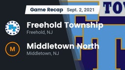 Recap: Freehold Township  vs. Middletown North  2021