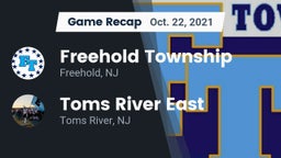 Recap: Freehold Township  vs. Toms River East  2021