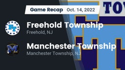 Recap: Freehold Township  vs. Manchester Township  2022