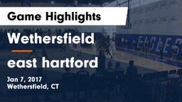 Wethersfield  vs east hartford Game Highlights - Jan 7, 2017