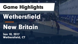Wethersfield  vs New Britain  Game Highlights - Jan 10, 2017