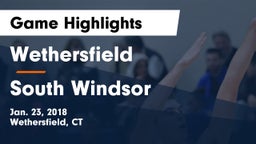 Wethersfield  vs South Windsor  Game Highlights - Jan. 23, 2018