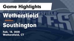 Wethersfield  vs Southington  Game Highlights - Feb. 18, 2020
