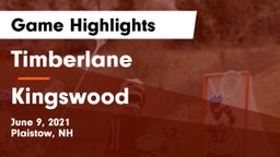 Timberlane  vs Kingswood  Game Highlights - June 9, 2021