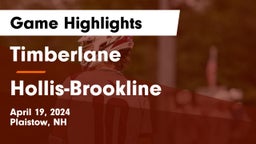 Timberlane  vs Hollis-Brookline  Game Highlights - April 19, 2024