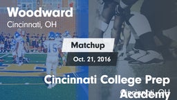 Matchup: Woodward vs. Cincinnati College Prep Academy  2016