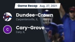 Recap: Dundee-Crown  vs. Cary-Grove  2021