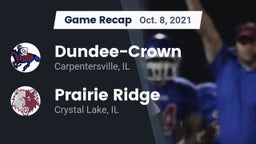 Recap: Dundee-Crown  vs. Prairie Ridge  2021