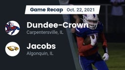 Recap: Dundee-Crown  vs. Jacobs  2021
