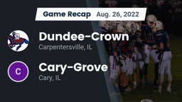 Recap: Dundee-Crown  vs. Cary-Grove  2022