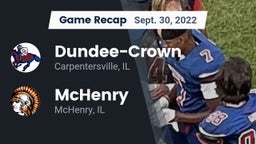 Recap: Dundee-Crown  vs. McHenry  2022