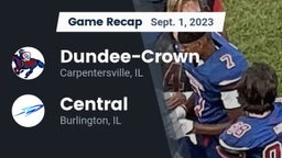 Recap: Dundee-Crown  vs. Central  2023