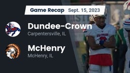 Recap: Dundee-Crown  vs. McHenry  2023