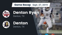 Recap: Denton Ryan  vs. Denton  2019