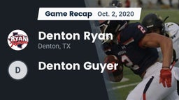 Recap: Denton Ryan  vs. Denton Guyer 2020