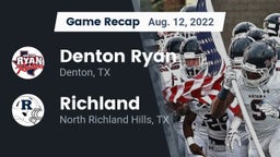 Recap: Denton Ryan  vs. Richland  2022