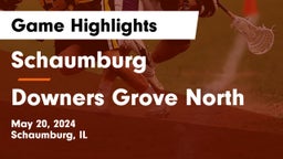 Schaumburg  vs Downers Grove North  Game Highlights - May 20, 2024