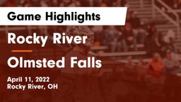 Rocky River   vs Olmsted Falls  Game Highlights - April 11, 2022