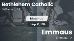 Matchup: Bethlehem Catholic vs. Emmaus  2016