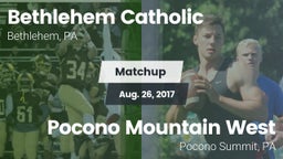 Matchup: Bethlehem Catholic vs. Pocono Mountain West  2017