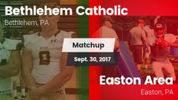 Matchup: Bethlehem Catholic vs. Easton Area  2017