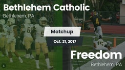 Matchup: Bethlehem Catholic vs. Freedom  2017