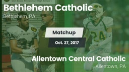 Matchup: Bethlehem Catholic vs. Allentown Central Catholic  2017