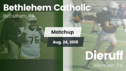 Matchup: Bethlehem Catholic vs. Dieruff  2018