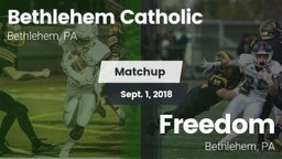 Matchup: Bethlehem Catholic vs. Freedom  2018