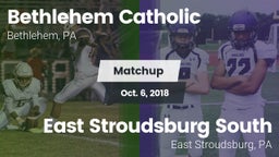 Matchup: Bethlehem Catholic vs. East Stroudsburg  South 2018