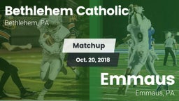 Matchup: Bethlehem Catholic vs. Emmaus  2018