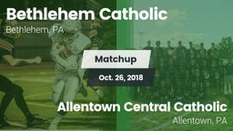 Matchup: Bethlehem Catholic vs. Allentown Central Catholic  2018