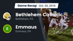 Recap: Bethlehem Catholic  vs. Emmaus  2018