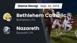 Recap: Bethlehem Catholic  vs. Nazareth  2018