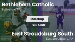 Matchup: Bethlehem Catholic vs. East Stroudsburg  South 2019
