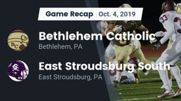 Recap: Bethlehem Catholic  vs. East Stroudsburg  South 2019