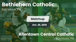 Matchup: Bethlehem Catholic vs. Allentown Central Catholic  2019