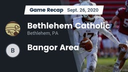 Recap: Bethlehem Catholic  vs. Bangor Area 2020