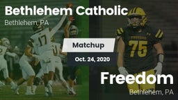 Matchup: Bethlehem Catholic vs. Freedom  2020