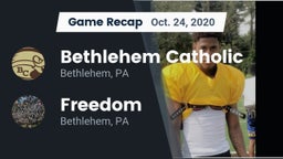 Recap: Bethlehem Catholic  vs. Freedom  2020