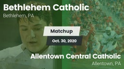 Matchup: Bethlehem Catholic vs. Allentown Central Catholic  2020
