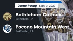 Recap: Bethlehem Catholic  vs. Pocono Mountain West  2022