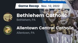 Recap: Bethlehem Catholic  vs. Allentown Central Catholic  2022