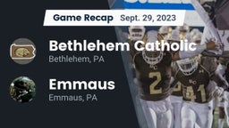 Recap: Bethlehem Catholic  vs. Emmaus  2023