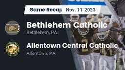 Recap: Bethlehem Catholic  vs. Allentown Central Catholic  2023