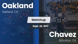 Matchup: Oakland  vs. Chavez  2017