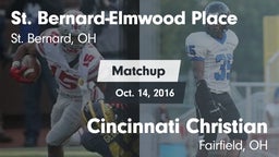 Matchup: St. Bernard-Elmwood  vs. Cincinnati Christian  2016